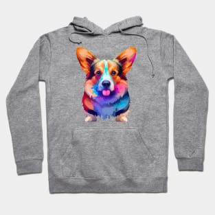 Cute Corgi Artwork Hoodie